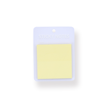 Solid Color Translucent Sticky Notes - Yellow - Stationery Pal