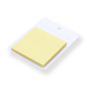 Solid Color Translucent Sticky Notes - Yellow - Stationery Pal