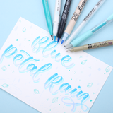 Stationery Pal Pen Set - Blue Peatal Rain - Stationery Pal