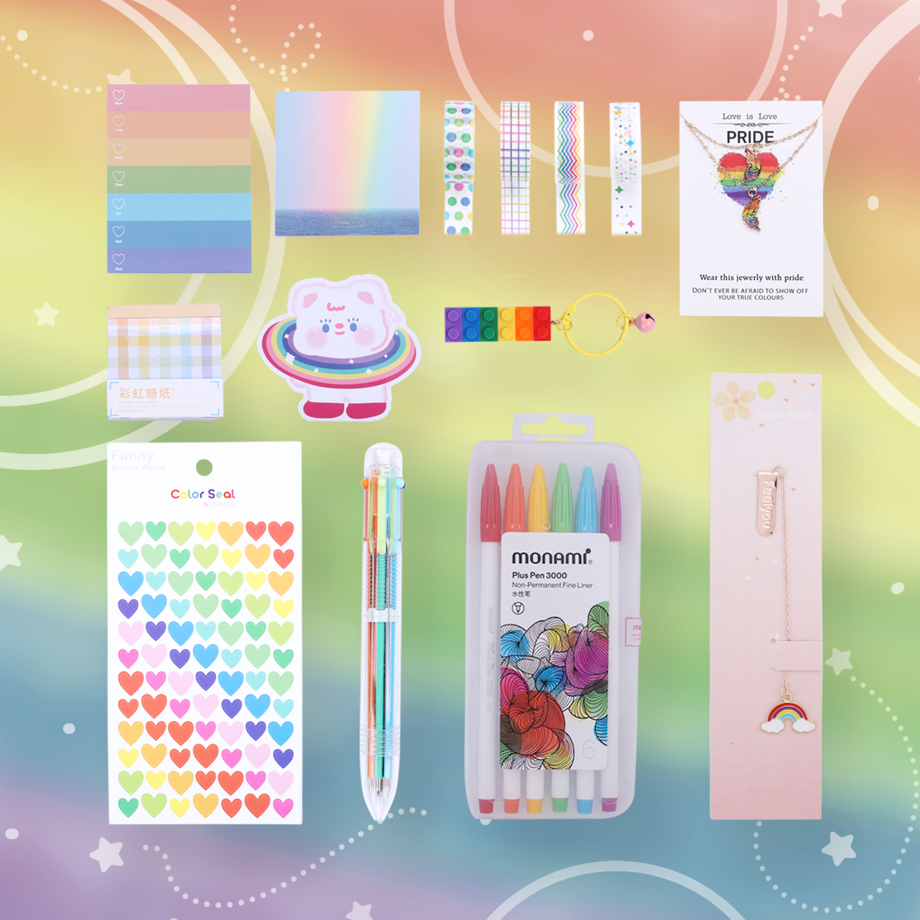 Stationery Pal Stationery Set Rainbow Pride