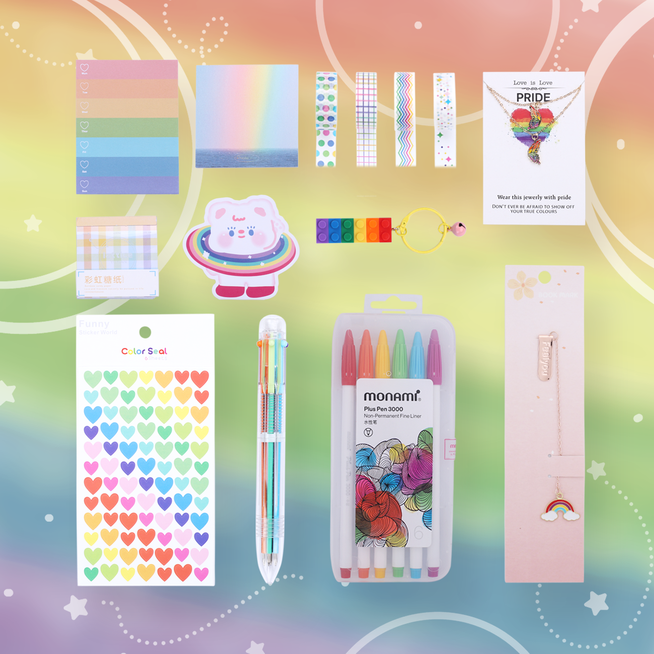 Stationery Pal Stationery Set - Rainbow Pride - Stationery Pal