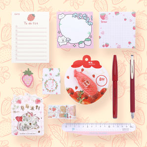 Stationery Pal Schreibwarenset - Erdbeere