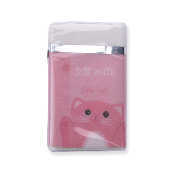 Stationery Set of 5 - Pink Cat - Stationery Pal