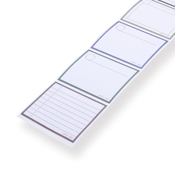 Sticky Notes Box - Dark Color - Stationery Pal