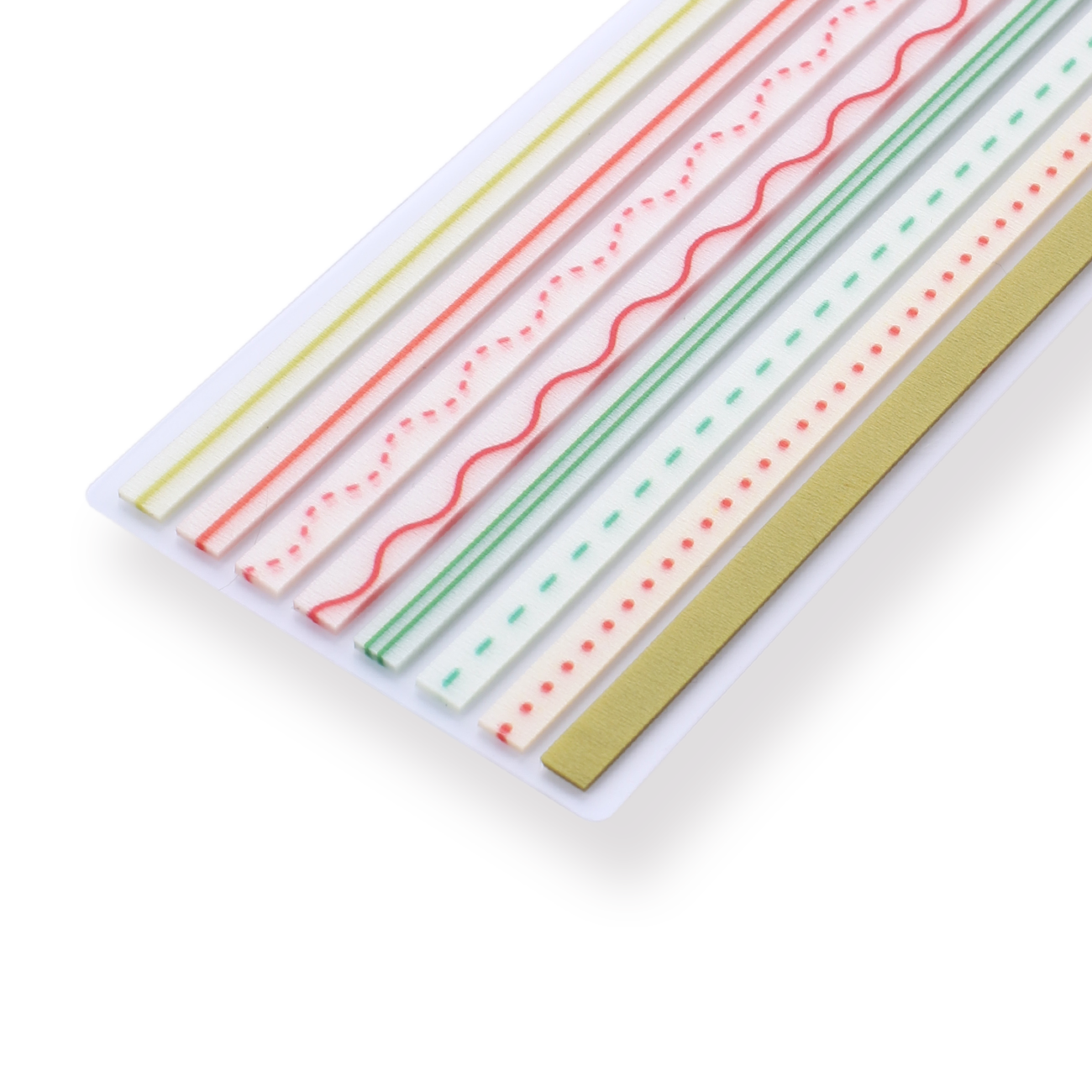 Pastel Rainbow Sticky Notes With Case - Stripes, Page Markers For Planners