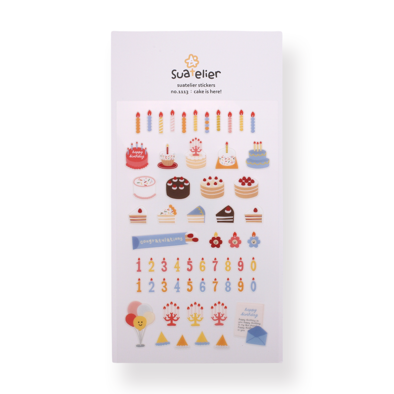 Suatelier Deco Stickers - Cake is Here - Stationery Pal