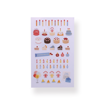 Suatelier Deco Stickers - Cake is Here - Stationery Pal