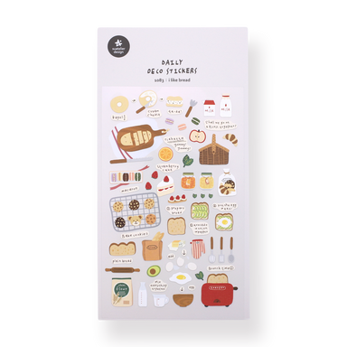 Suatelier Deco Stickers - I Like Bread - Stationery Pal