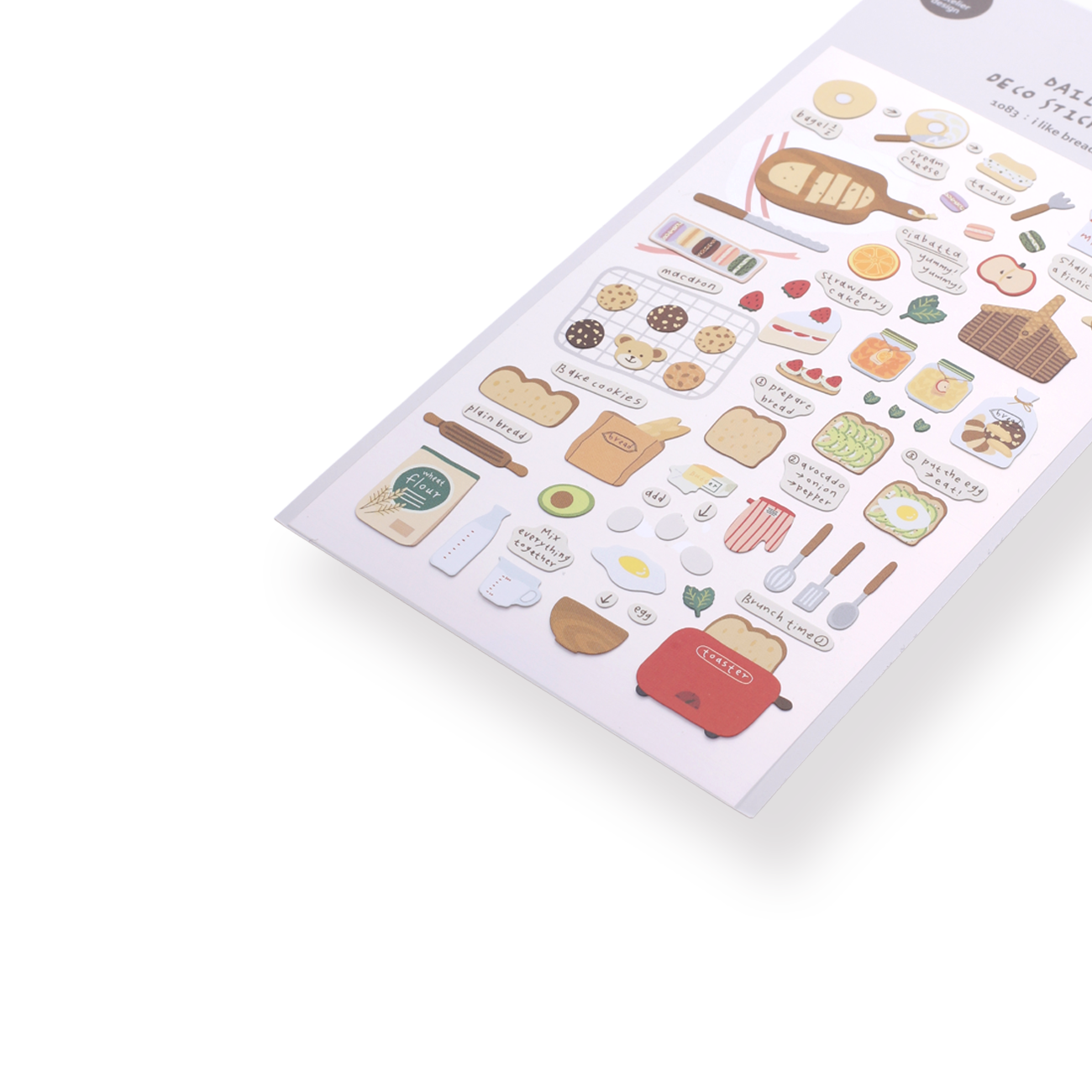 Suatelier Deco Stickers - I Like Bread - Stationery Pal