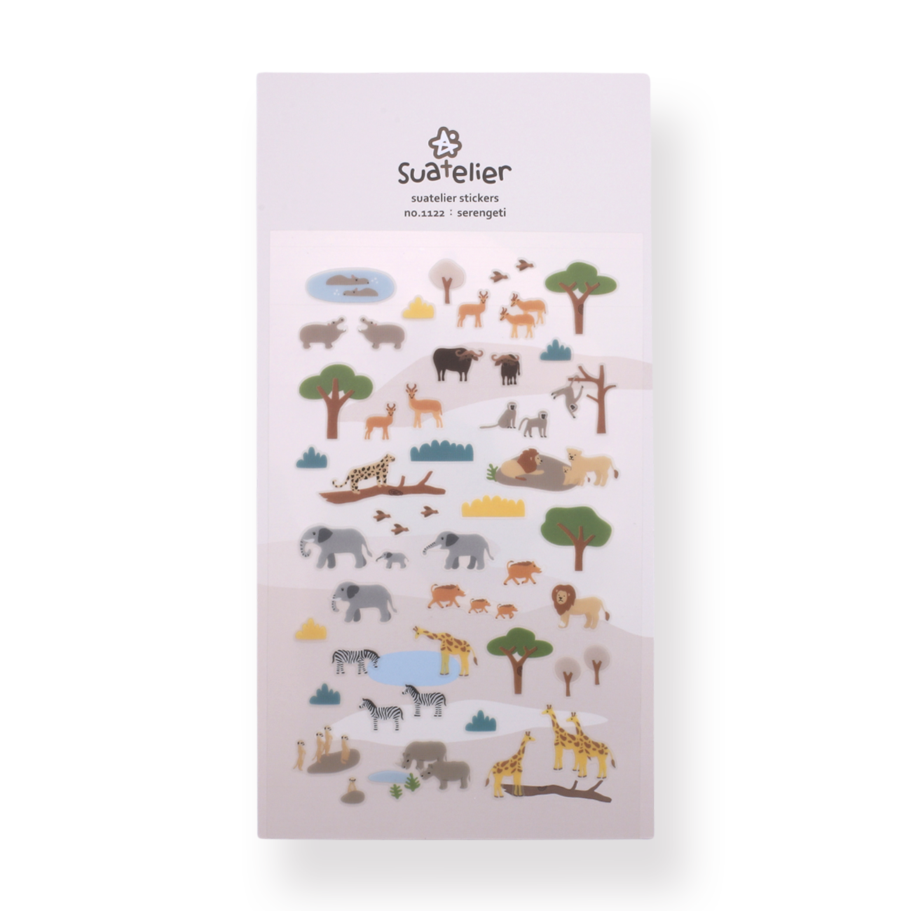 Suatelier Deco Stickers - Serengeti - Stationery Pal