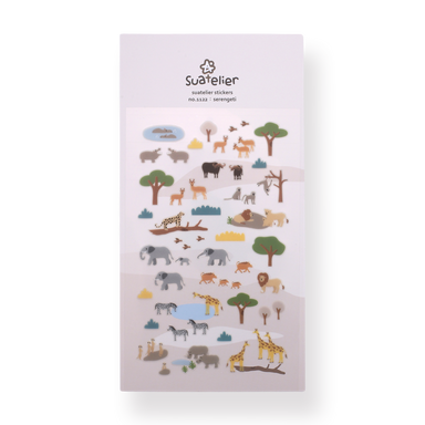 Suatelier Deco Stickers - Serengeti - Stationery Pal