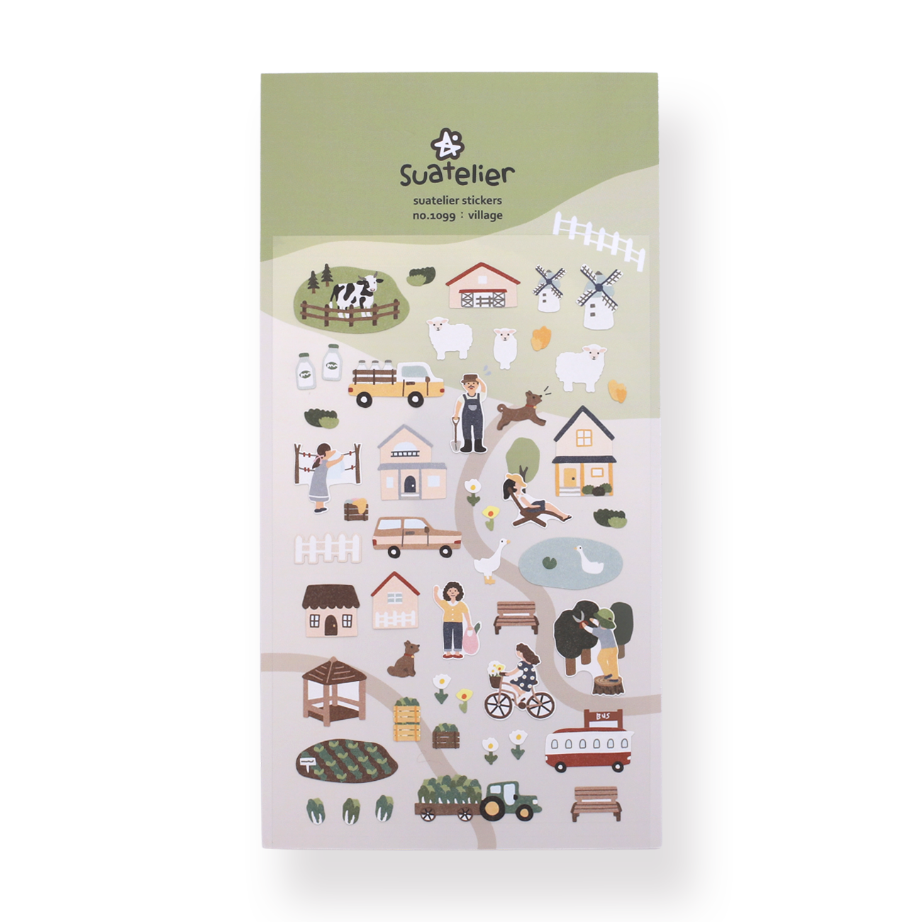 Suatelier Deco Stickers - Village - Stationery Pal