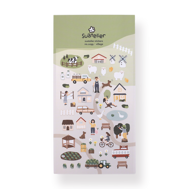 Suatelier Deco Stickers - Village - Stationery Pal