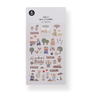 Suatelier Ggumi Farm Stickers - Stationery Pal