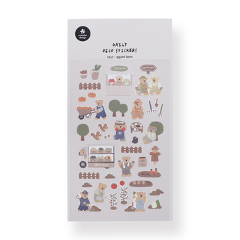 Suatelier Ggumi Farm Stickers - Stationery Pal