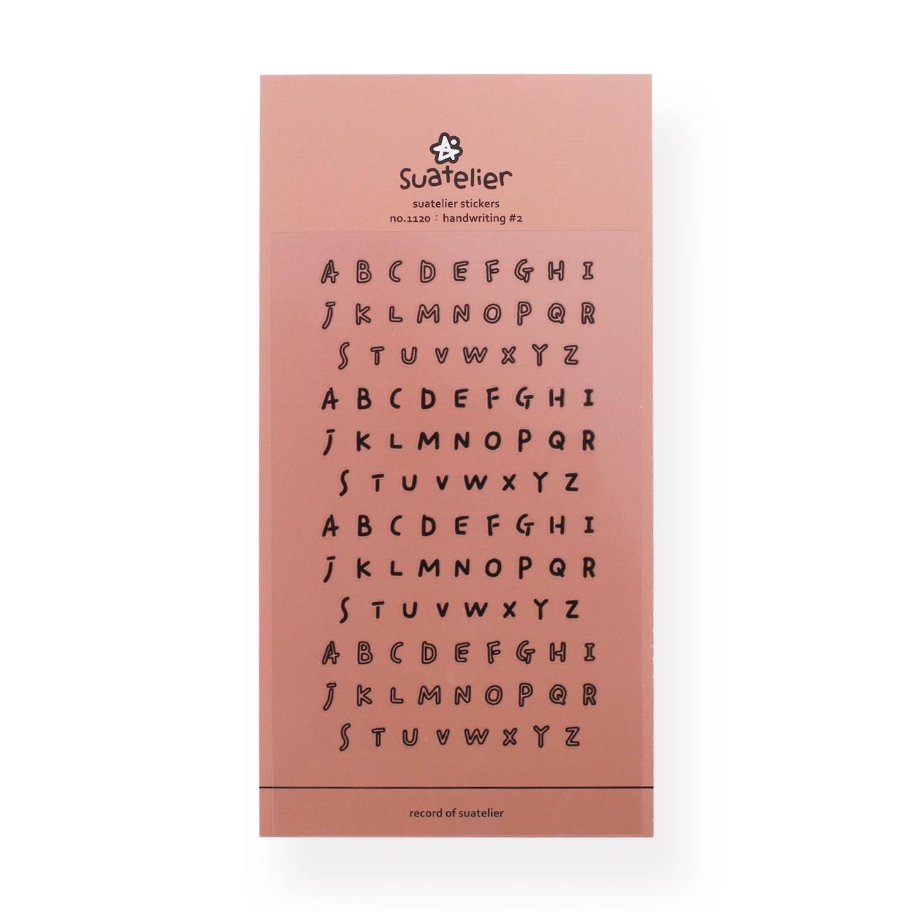 Handwritten Sticker Suatelier Handwriting Stickers – Stationery Pal