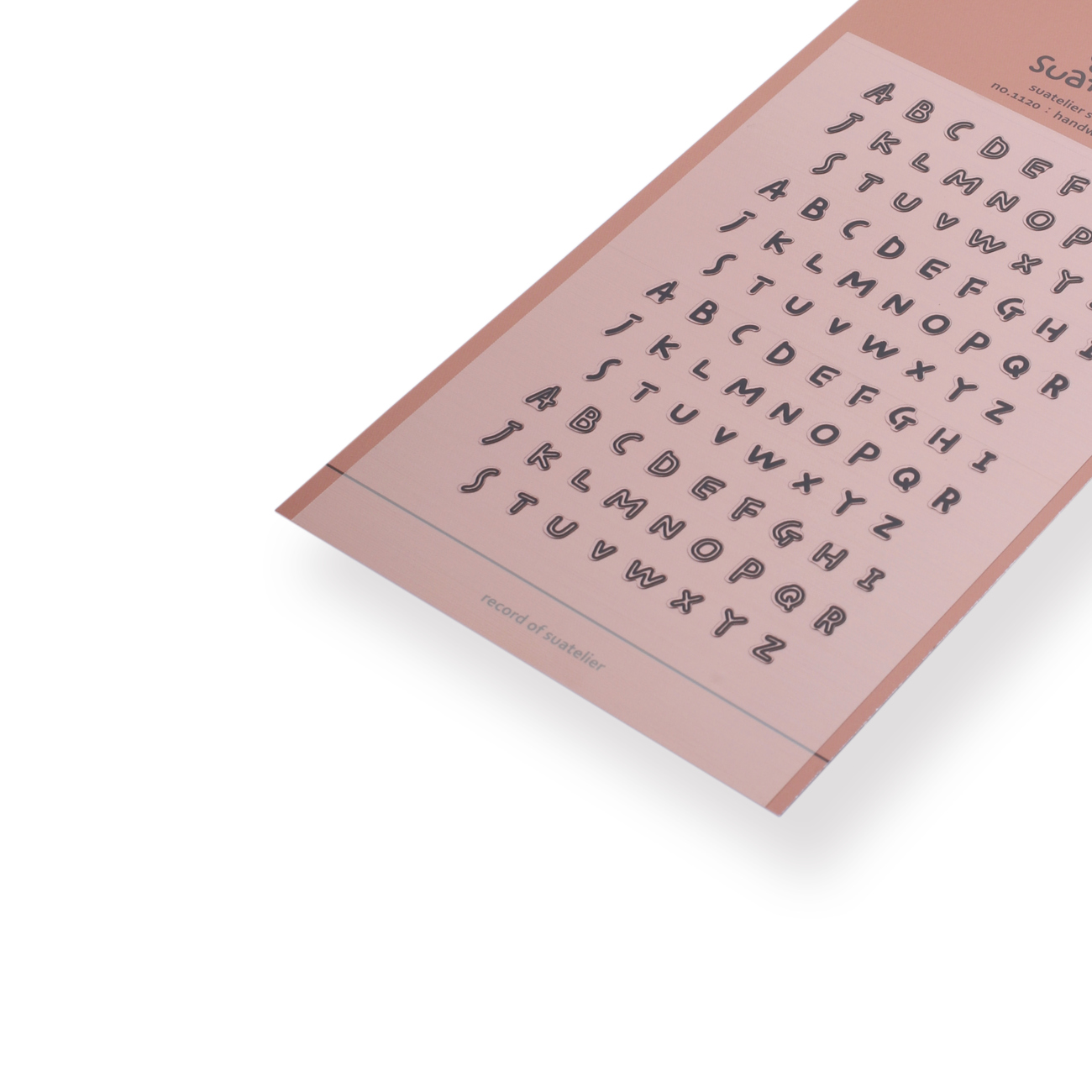 Suatelier Handwriting Stickers – Stationery Pal