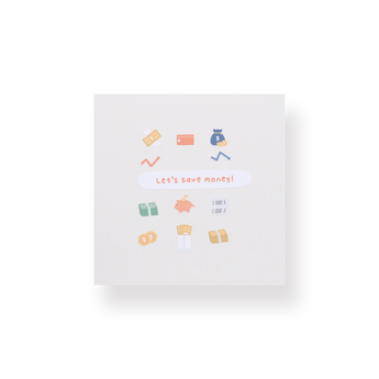 Suatelier Let's Save Money Stickers - Mini Series - Stationery Pal