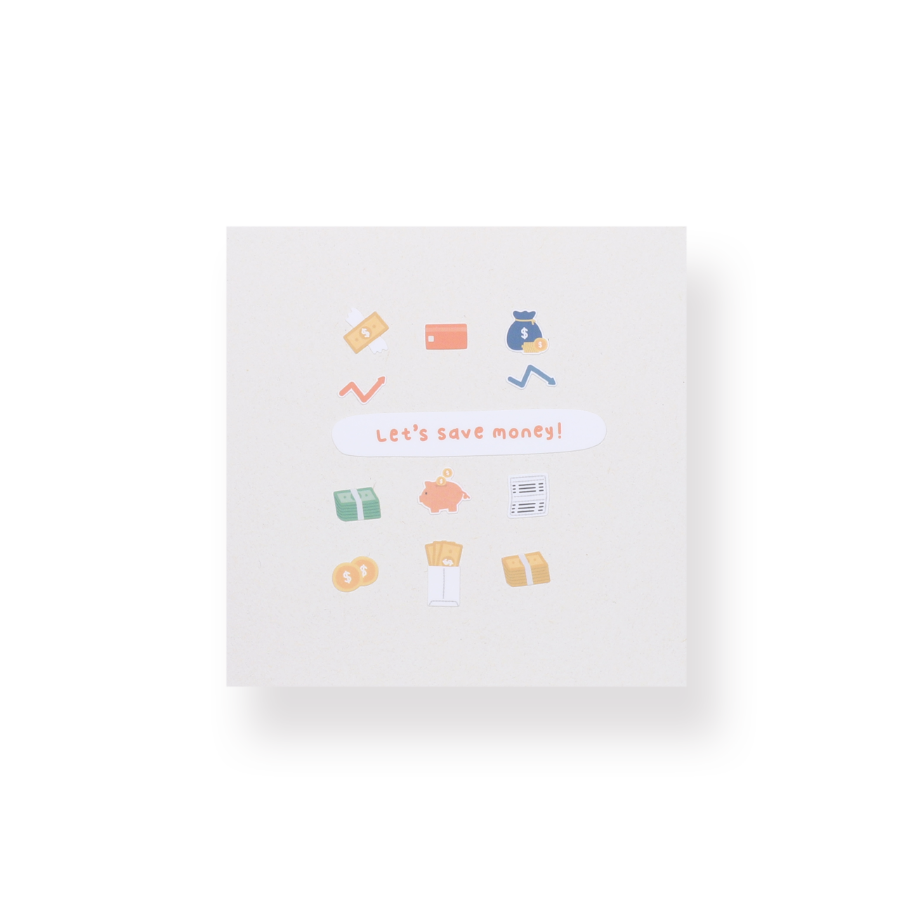 Suatelier Let's Save Money Stickers - Mini Series - Stationery Pal