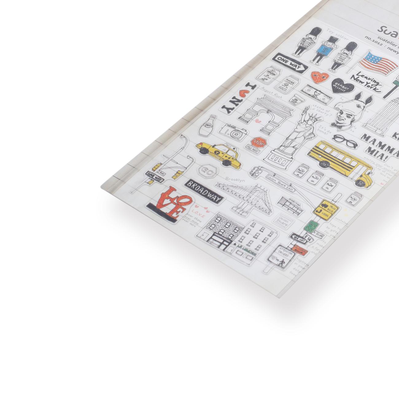 Suatelier New York Diary Stickers - Stationery Pal