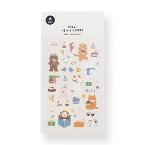 Suatelier Oh Party Day Stickers - Stationery Pal