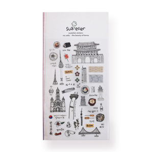 Suatelier The Beauty of Korea Stickers - Stationery Pal