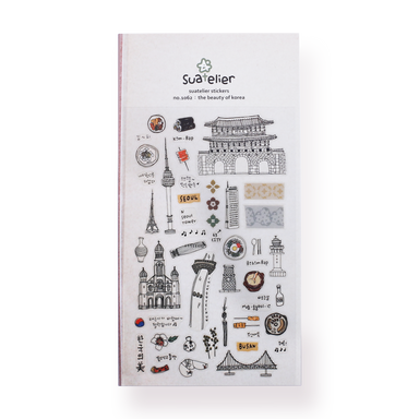 Suatelier The Beauty of Korea Stickers - Stationery Pal