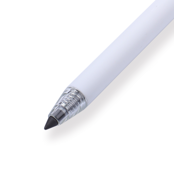 Sun-Star Metacil Light Knock Pencil - White - Stationery Pal