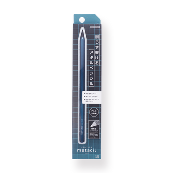 Sun-Star Metacil Metal Pencil - Metallic Blue - Stationery Pal