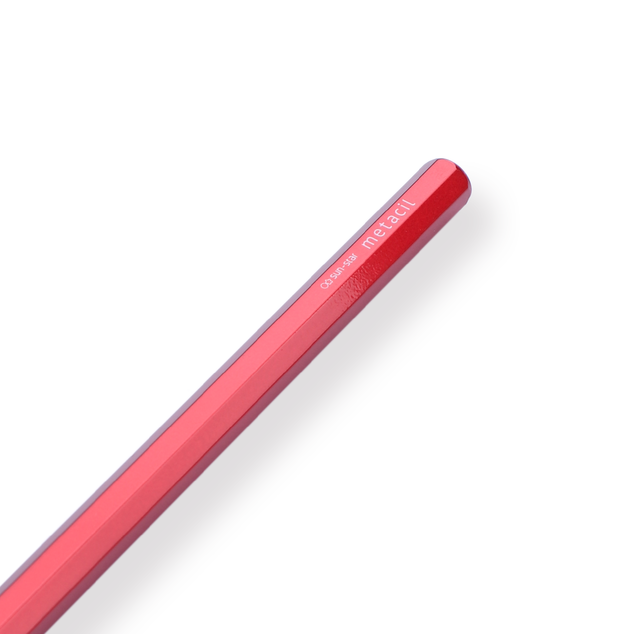 Sun-Star Metacil Metal Pencil - Metallic Red - Stationery Pal