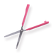 Sun-Star Stickyle Scissors - Long Type - Vivid Pink x Blue - Stationery Pal