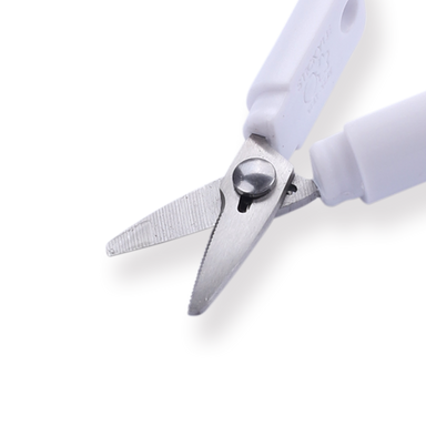 Sun-Star Stickyle Scissors - Mini Type - White - Stationery Pal
