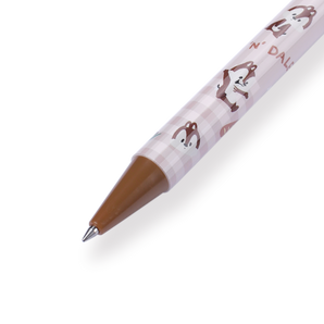 Sun-Star x Disney Gel Pen - 0.7 mm - Chip 'n Dale - Coffee Body - Stationery Pal