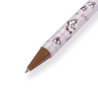 Sun-Star x Disney Gel Pen - 0.7 mm - Chip 'n Dale - Coffee Body - Stationery Pal