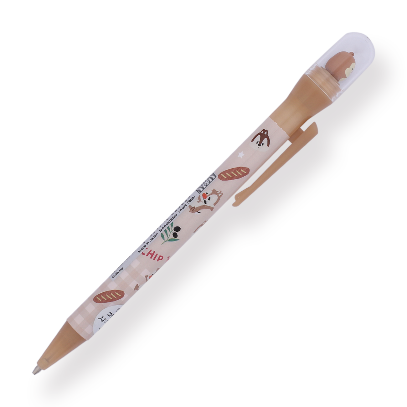 Sun-Star x Disney Mechanical Pencil - 0.5 mm - Chip 'n Dale - Brown Body - Stationery Pal