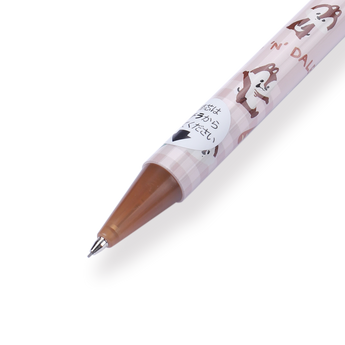 Sun-Star x Disney Mechanical Pencil - 0.5 mm - Chip 'n Dale - Coffee Body - Stationery Pal