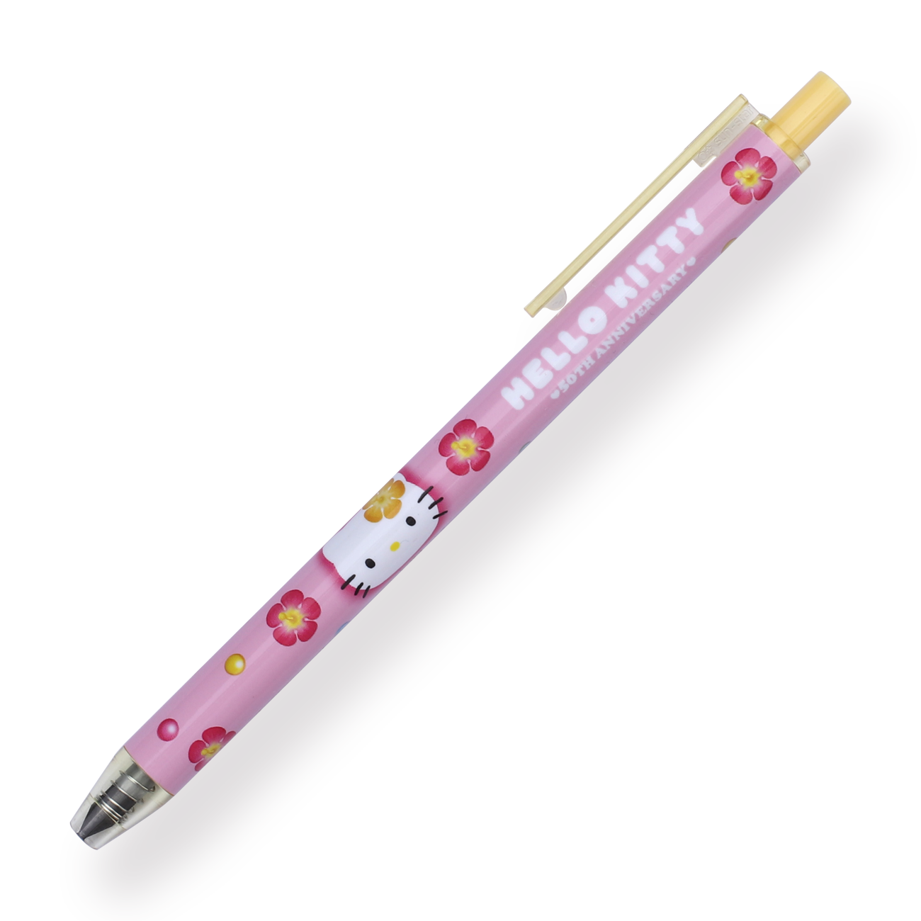 Sun-Star x Sanrio Metacil Light Knock Pencil - Hello Kitty 50th Anniversary Pink - Stationery Pal