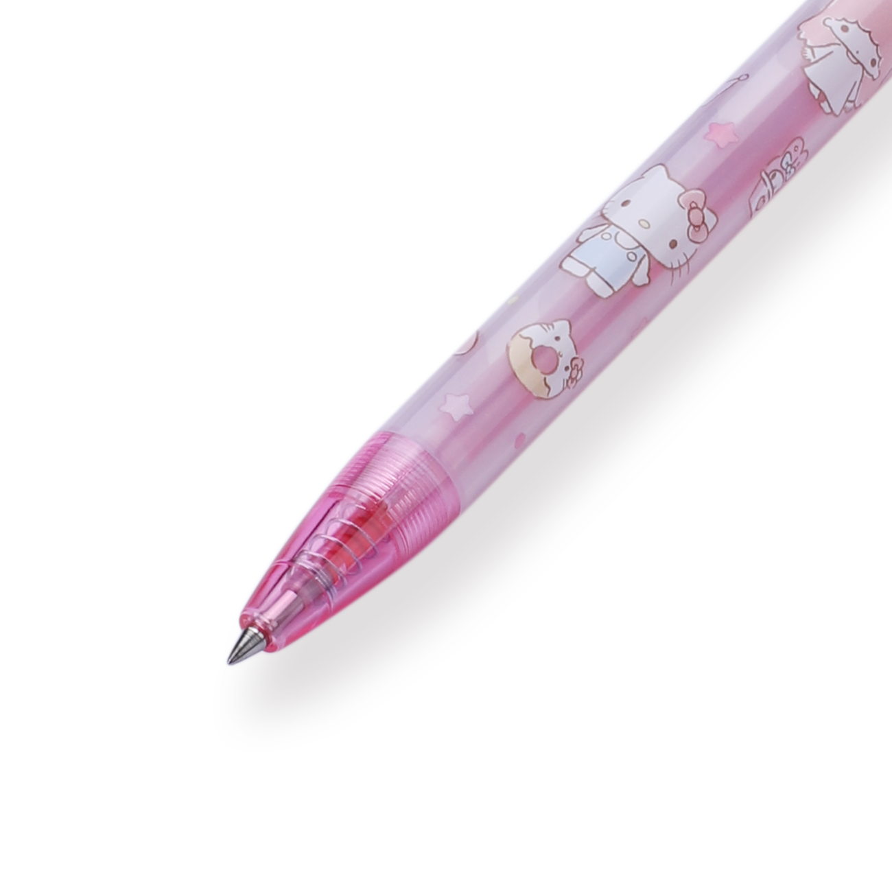 T'S Factory Sanrio Knock Type Gel Pen - 0.5 mm - 6 Color Set - Sanrio Characters - Stationery Pal