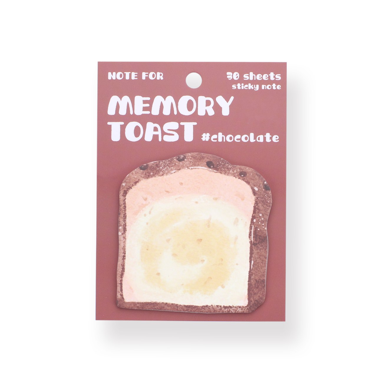 Toast Notes Toast-Bread Sticky Notes - Cocoa – Stationery Pal