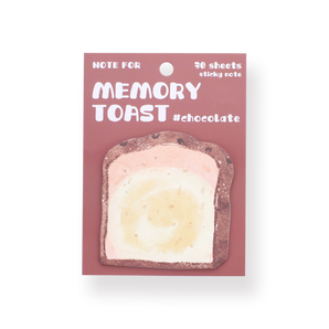 Toast-Bread Sticky Notes - Cocoa - Stationery Pal