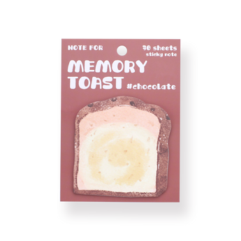 Toast-Bread Sticky Notes - Cocoa - Stationery Pal