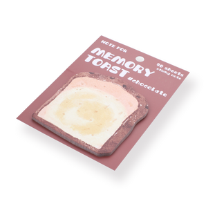 Toast-Bread Sticky Notes - Cocoa - Stationery Pal