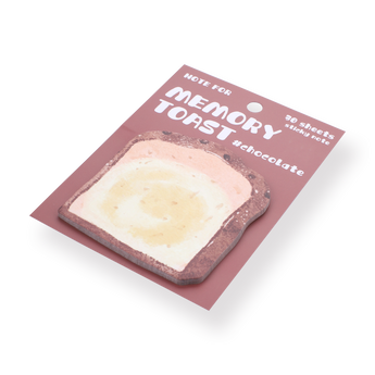 Toast-Bread Sticky Notes - Cocoa - Stationery Pal