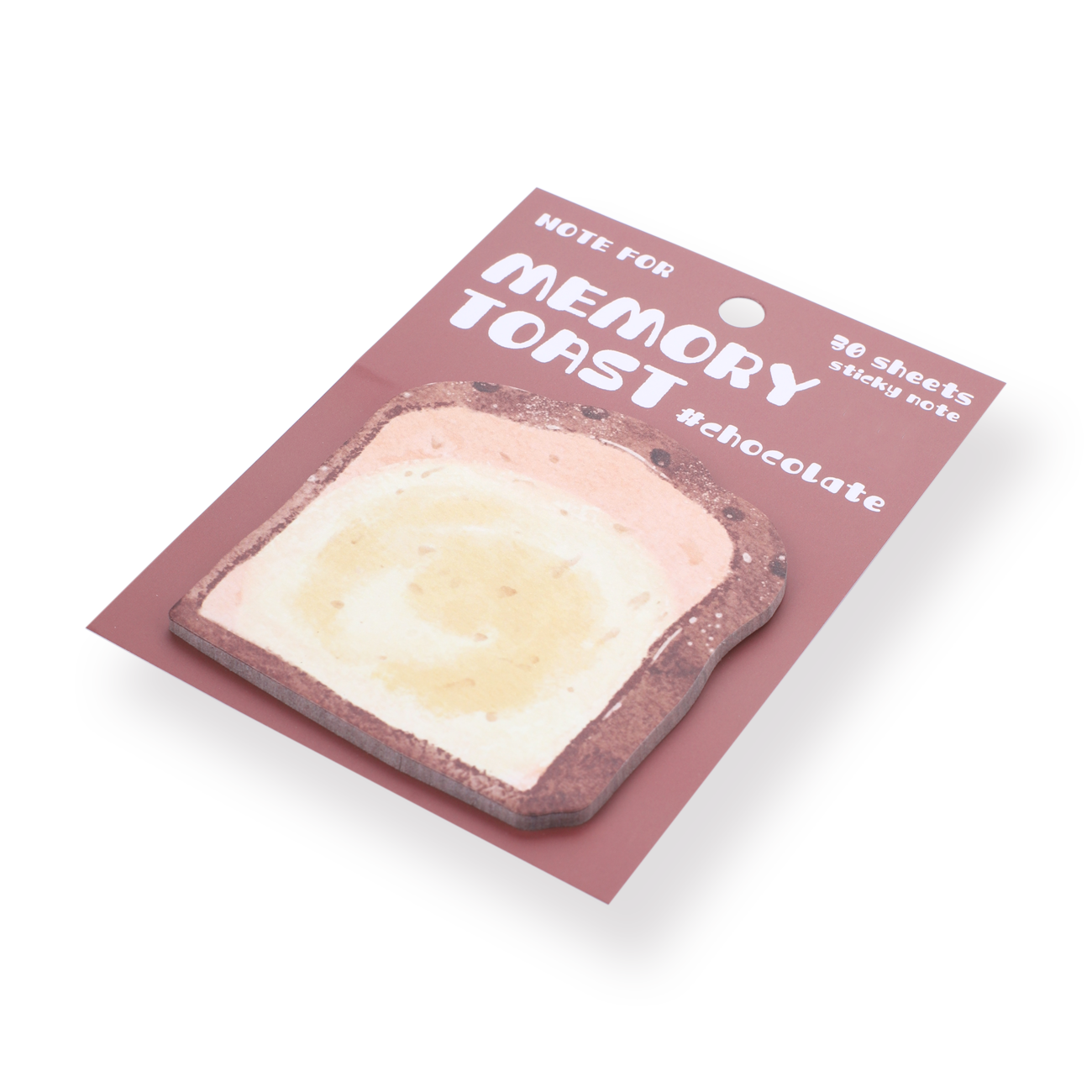 Toast-Bread Sticky Notes - Cocoa - Stationery Pal