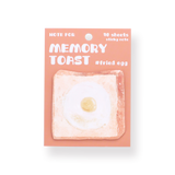 Toast-Bread Sticky Notes - Egg - Stationery Pal