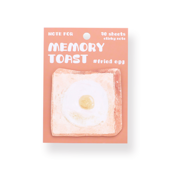 Toast-Bread Sticky Notes - Egg - Stationery Pal