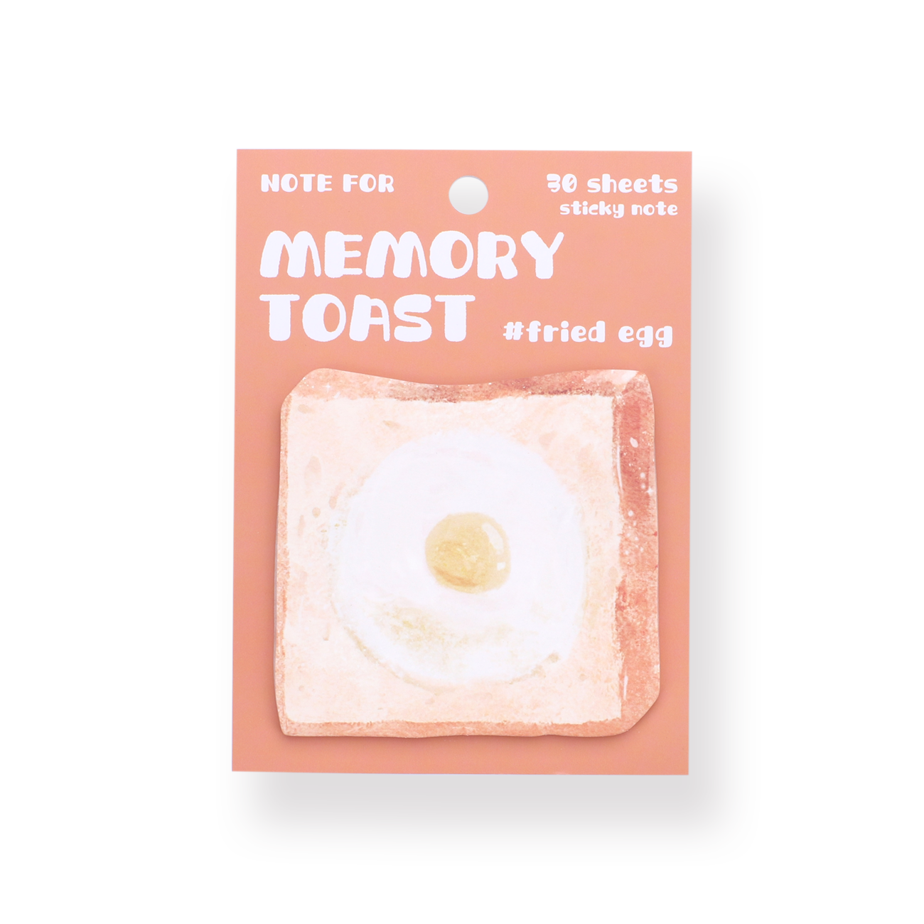 Toast-Bread Sticky Notes - Egg - Stationery Pal