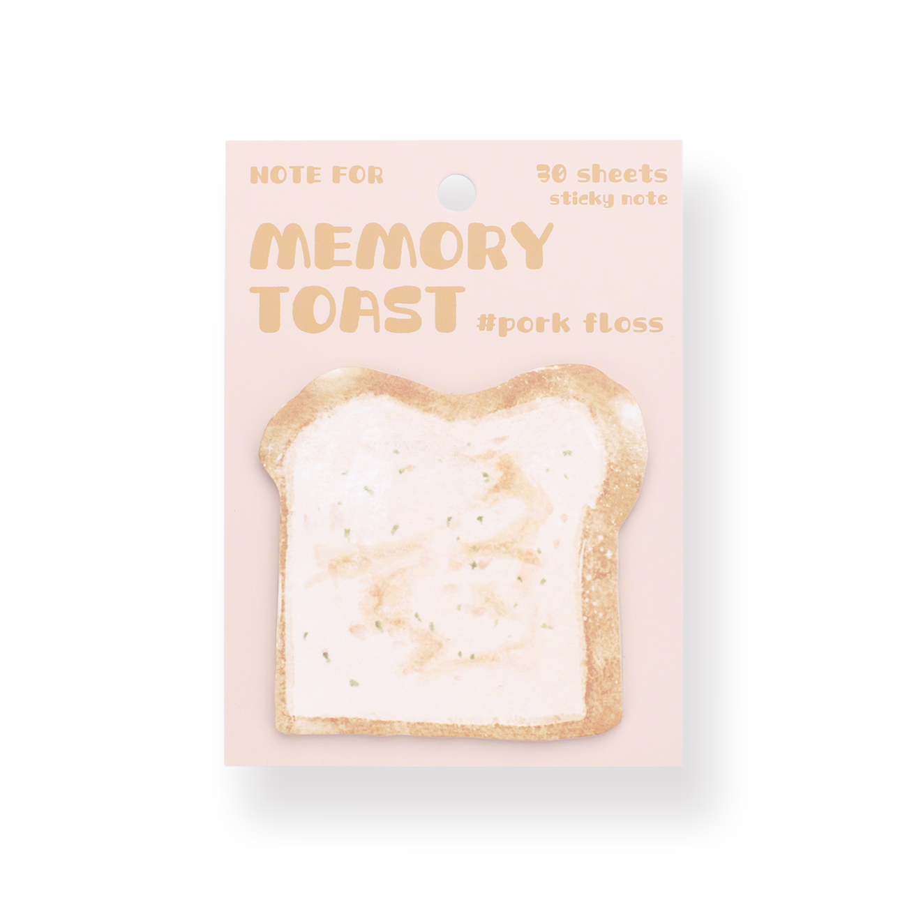 Toast-Bread Sticky Notes - Meat Floss — Stationery Pal