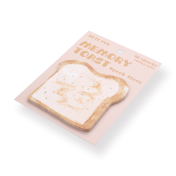 Toast-Bread Sticky Notes - Meat Floss - Stationery Pal