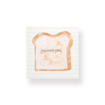 Toast-Bread Sticky Notes - Meat Floss - Stationery Pal